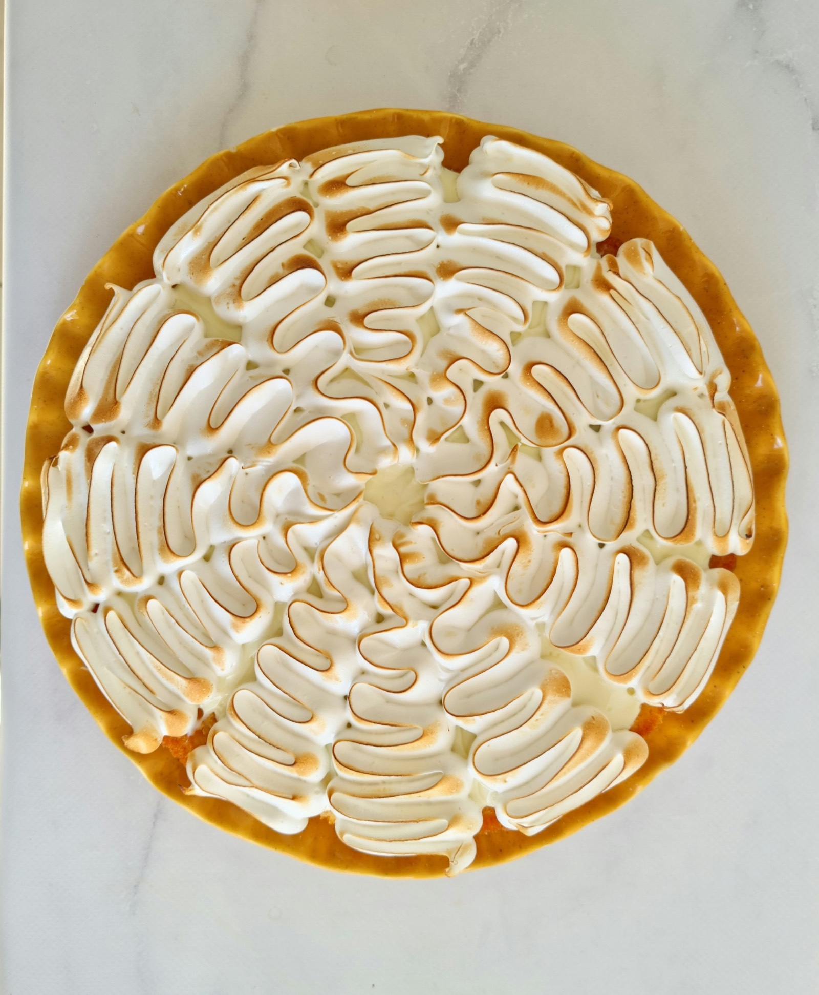 Cheesecake de creme de limão com merengue